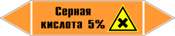 Маркировка трубопровода "серная кислота 5%" (k23, пленка, 507х105 мм)" - Маркировка трубопроводов - Маркировки трубопроводов "КИСЛОТА" - ohrana.inoy.org