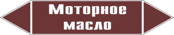 Маркировка трубопровода "моторное масло" (пленка, 252х52 мм) - Маркировка трубопроводов - Маркировки трубопроводов "ЖИДКОСТЬ" - ohrana.inoy.org